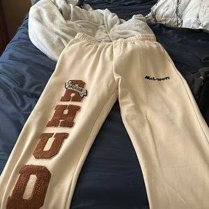 Rhude custom sweatpants, large